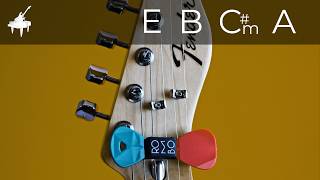 Rock Backing Track E Major  80 BPM  Guitar Backing Track [upl. by Holmun]