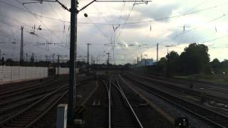 HD720cam  Führerstandsmitfahrt  Bahnhof Offenburg  kurzer Spezial ICE [upl. by Aiden976]