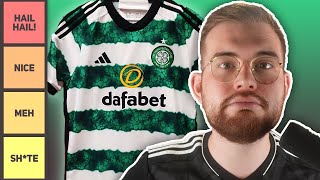 RANKING ALL 14 ADIDAS CELTIC KITS  New Celtic Home Kit for 202324 [upl. by Ferriter146]