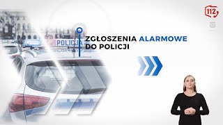 Alarm112  Zgłoszenia alarmowe do Policji [upl. by Phipps924]