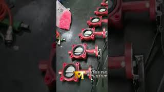 Butterfly Valve machine butterflyvalve valve worldsvalve worlds chinafactory valvefactory [upl. by Menis634]