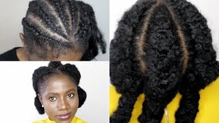 How To Do Simple Crochet Cornrows [upl. by Abby]