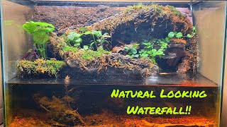 This Waterfall Paludarium Took 7 Months To Build speed build time lapse [upl. by Eddie]