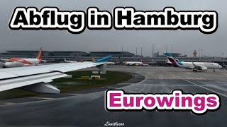 Abflug Hamburg Airport HAM  Eurowings ✈️  26022024 [upl. by Ellsworth]