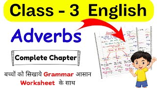 Adverbs Class 3  Class 3 English Grammar Adverbs  Class 3 Adverbs Worksheet  English Worksheet [upl. by Rama506]