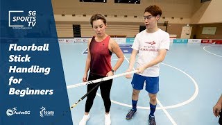 Floorball101 Floorball stick handling technique for beginners [upl. by Fahland]