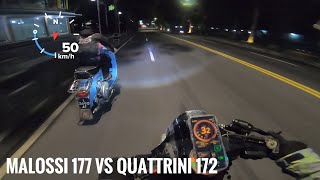 Duel Malossi 177 Membran Tanam VS Quattrini 172 M1XL  Aji VAS [upl. by Noxid787]