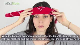 How to Tie a Bandana Like a Headband [upl. by Cosetta]