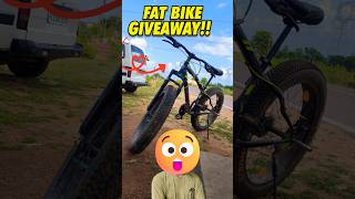 Fat Bike Ka Giveaway 🤩🤩minivlog bicycle fatbike shorts [upl. by Aremmat]