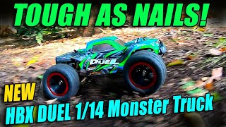 NEW Haiboxing 2105  HBX Duel 114 Monster Truck Review  Test  TOUGH AS NAILS [upl. by Noemad]