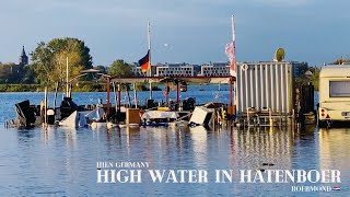 164 High Water In Hatenboer Roermond 🇳🇱2024  Netherlands Travel [upl. by Llenrrad]