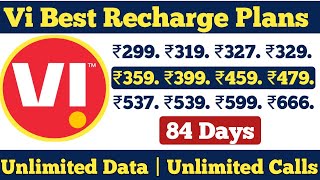 Vi new prepaid plans 2022  Vi Best Prepaid Recharge Plans  Vodafone Idea UL Calling amp Data Plans [upl. by Keram134]