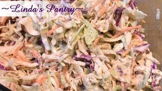 Kicked Up Cole Slaw With Lindas Pantry [upl. by Laina]