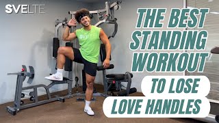 The Best Standing Workout To Lose Love Handles [upl. by Schaab]