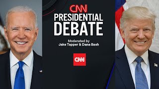 CNN Presidential Debate President Joe Biden and former President Donald Trump [upl. by Nelrsa401]