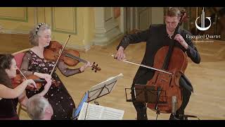 W A MOZART  String Quartet No 22 in Bflat major K 589  Larghetto Engegård Quartet live [upl. by Neala]