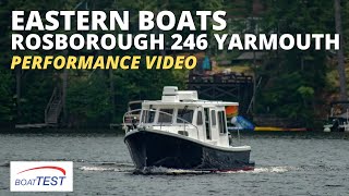 Eastern Boats Rosborough 246 Yarmouth Test Video 2022 by BoatTESTcom [upl. by Camellia]