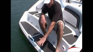 Yamaha Jet Boat JetBoatPilot 2012 212SS First Look Swim Platform 11 of 11 [upl. by Arol603]