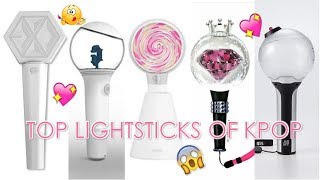 Top Lightsticks of Kpop Fandom TWICE BLACKPINK BTS EXO GFRIEND [upl. by Healey]