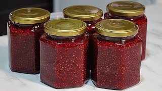 Raspberry Jam from Frozen Berries REDUCED SUGAR [upl. by Viguerie]