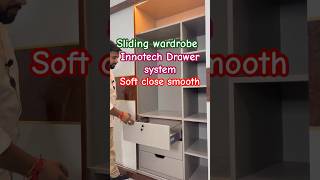 Innotech Drawer system sliding wardrobe amazing ideas viral modularinteriors youtubeshorts [upl. by Heffron402]