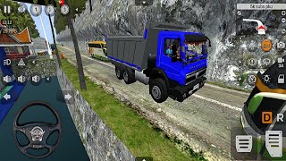 Tata tipper transport truck driving  mod bussid  bus simulator indonesia  new map mod [upl. by Nilekcaj63]