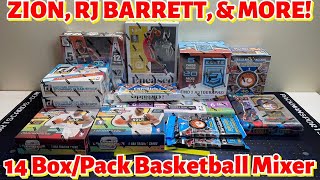 ZION RJ BARRETT amp MORE 14 BoxPack Basketball Mixer  Chronicles Lucky Envelope Encased amp More [upl. by Yrroc]