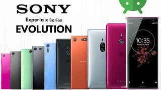 Evolution of Sony Xperia X Series  history of sony [upl. by Ertnod]