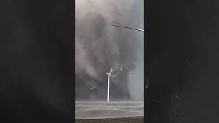 What Happens When a Tornado 🌪️ Meets a Wind Turbine [upl. by Thompson]