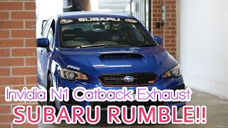 2018 Subaru WRX STI with Invidia N1 G5 Titanium Catback [upl. by Hamitaf106]