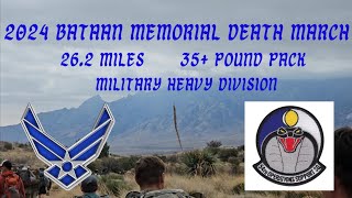 Marty Does Bataan Memorial Death March 2024 [upl. by Aisatsana229]