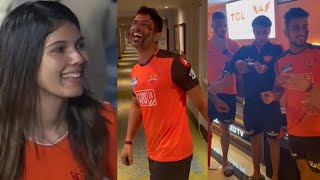 SRH owner Kavya Maran dancing after win against MI  SRH post match victory celebration over MI [upl. by Gavrila]