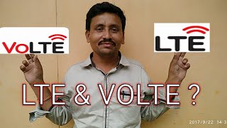 Difference between LTE amp VOLTE  In Telugu [upl. by Marchese155]