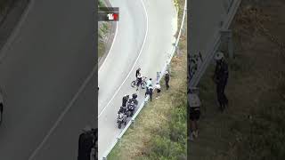 Brandon McNulty Helped Out Of The Bushes After Crash In Vuelta a España 2024 Stage 13 [upl. by Leroj190]