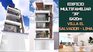 MULTIFAMILIAR JR  6X20  VILLA EL SALVADOR LIMA arquitectura diseño education viral [upl. by Blackman]