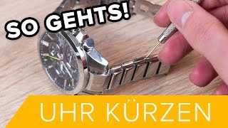 So Gehts Eine Uhr kürzen  DEUTSCH  TUTORIAL 1  HD [upl. by Nylakcaj]