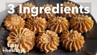 Like Butter Cookies but much healthier 🤯 vegan recipes [upl. by Agnizn]