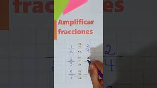 Amplificar fracciones [upl. by Ytram]