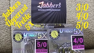 Jabbers Uppercut Trebla Hooks 5X now available in 30 40 amp 50 [upl. by Loralie]