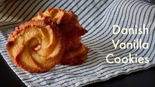 The Original Danish Butter Cookie Vaniljekranse  Danish Traditions  In Carinas Kitchen [upl. by Yart116]