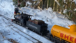 Garden Trains in the Snow [upl. by Strenta]