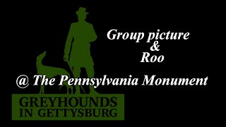 Greyhounds in Gettysburg 2022  Group Pic and Roo [upl. by Neibart]