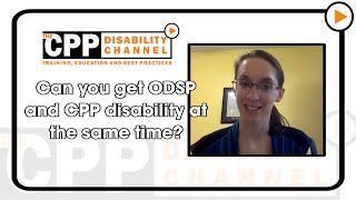 CPP Disability  Can you get ODSP and CPPD at the same time [upl. by Ariella]