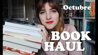 BOOK HAUL Octubre 2017  Novedades y poesía [upl. by Nairad]