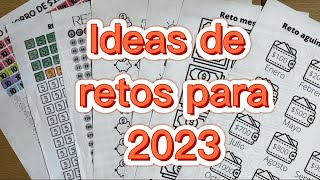 VLOGMAS 17 NUEVAS IDEAS DE RETOS DE AHORRO PARA TODOS LOS PRESUPUESTOS EN 2023  PLANTILLAS GRATIS [upl. by Aniakudo]