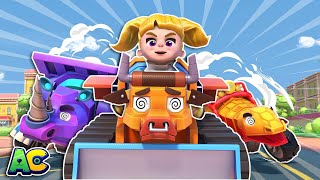 EVIL VILLAIN HYPNOTIZED Animal Car City Help Rescue Squad  Super Truck Rescue Team [upl. by Anneis128]