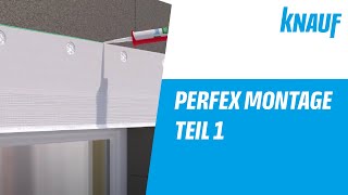 Montage Knauf Perfex FensterKomplettsystem Teil 1  Jalousiekasten [upl. by Nahtannhoj]