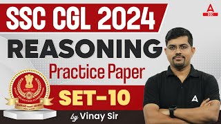 SSC CGL 2024  SSC CGL Reasoning Classes By Vinay Tiwari  SSC CGL Reasoning Practice Set 10 [upl. by Ferdinand359]