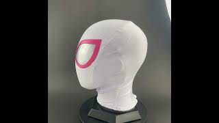 Spidergwen Mask Spider Gwen Mask Spiderwoman Cosplay Costume Across the Spiderverse Gwen Mask [upl. by Lindley]