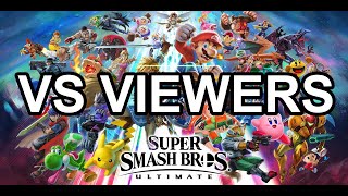 Smash Ultimate VS Viewers  Friend code SW155796859972  Arena name 1v1  password 1738 [upl. by Carmel]